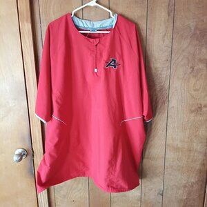 ASU Sun Devils Russell Athletic Red Pullover Jacket 3XL Team Baseball Warmup